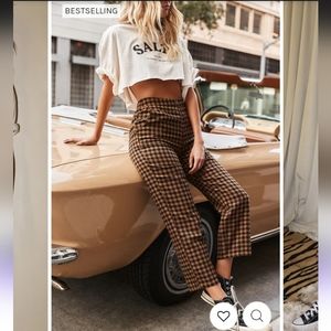 Plaid 12th Tribe trousers